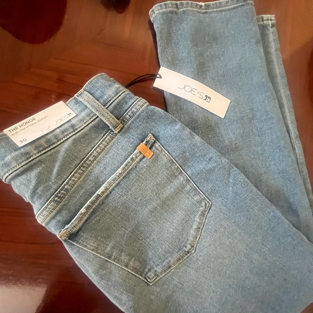 Joe Darling Blue Denim Jeans Hi Rise Waist 30